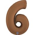 Grabo Number Satin Chocolate 40"/102cm Numurs 6