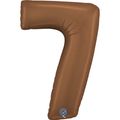Grabo Number Satin Chocolate 40"/102cm Numurs 7