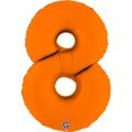 Grabo Numurs Matēts Oranžs 40"/102cm Numurs 8