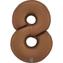 Grabo Number Satin Chocolate 40"/102cm Numurs 8 image