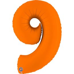 Grabo Number Matte Orange 40"/102cm Number 9 image
