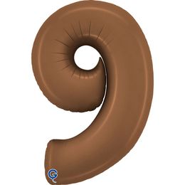 Grabo Number Satin Chocolate 40"/102cm Numurs 9 image