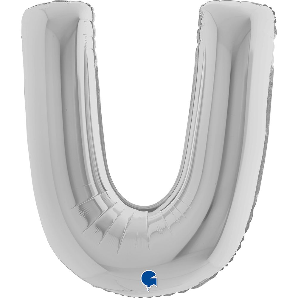 Grabo Letter U Silver 40"/102cm image