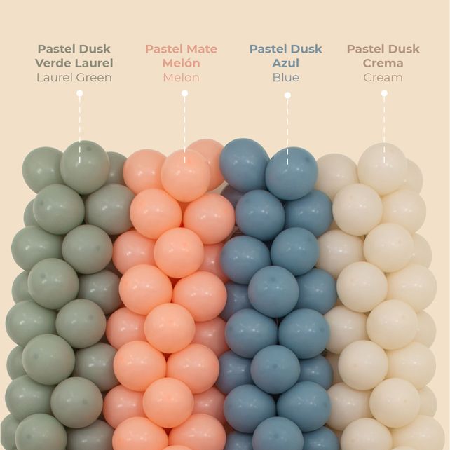 Sempertex Pastel Dusk Blue 12"/30cm, 50pcs