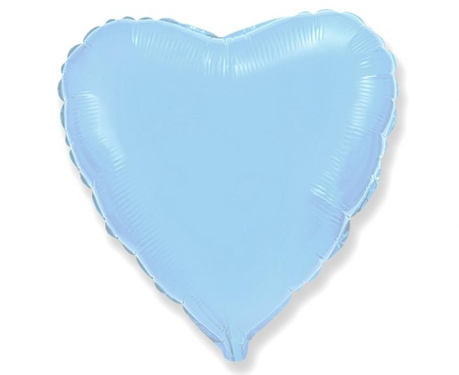 Flexmetal Heart Blue 18"/46cm image