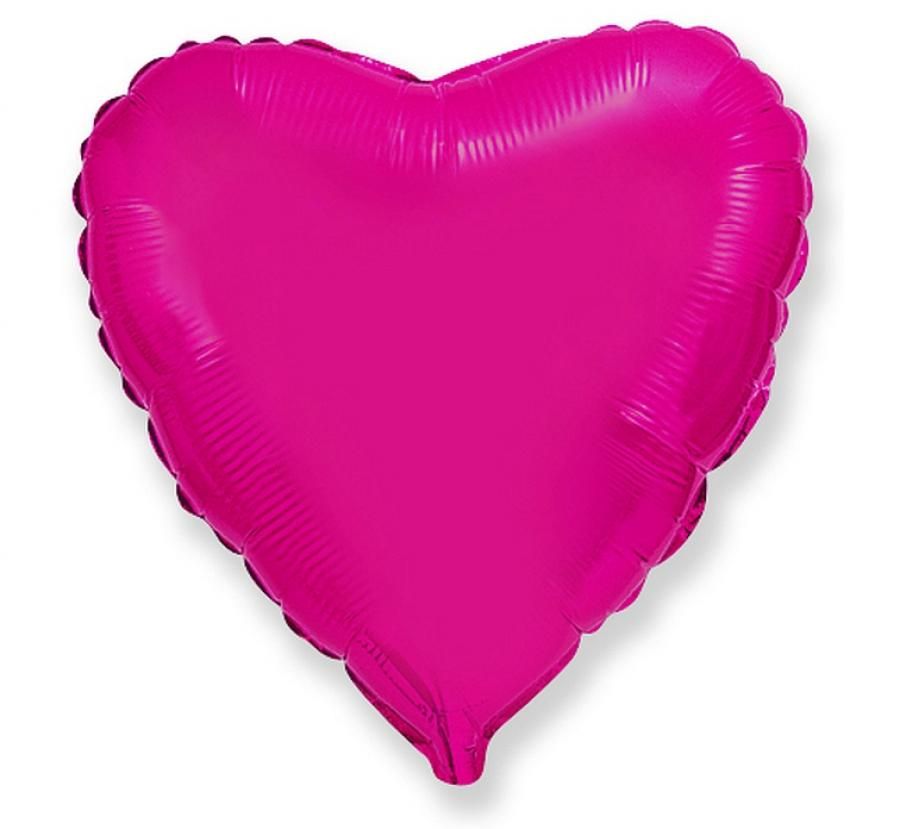 Flexmetal Heart Dark Pink 18"/46cm image