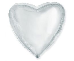 Flexmetal Сердце Серебряное 18"/46см image