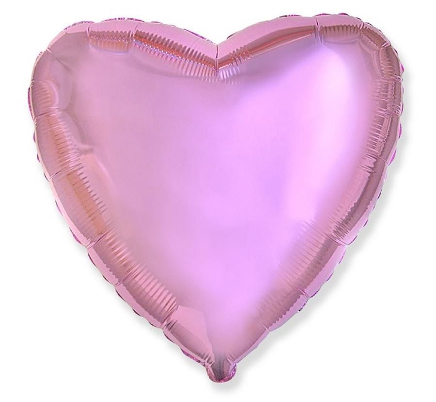 Flexmetal Heart Light Pink 18"/46cm image