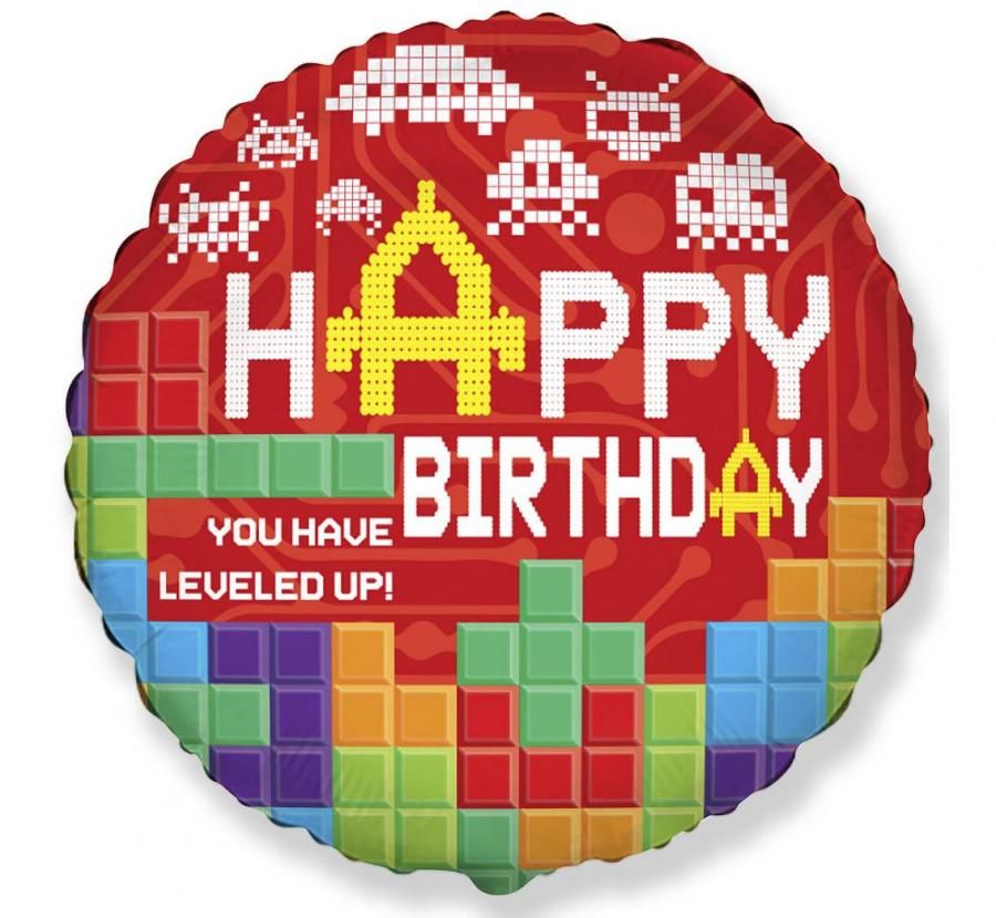 Flexmetal Happy Birthday Bricks 18"/46cm image