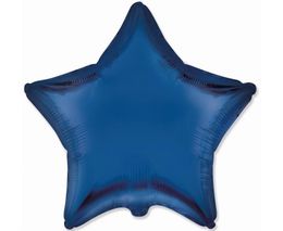 Flexmetal Star Satin Navy Blue 18"/46cm image