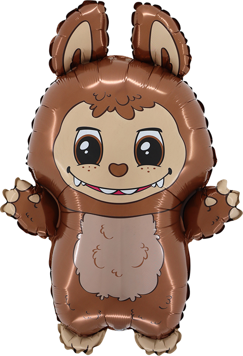 Grabo Bad Bunny Brown (Labubu) 24"/61cm image