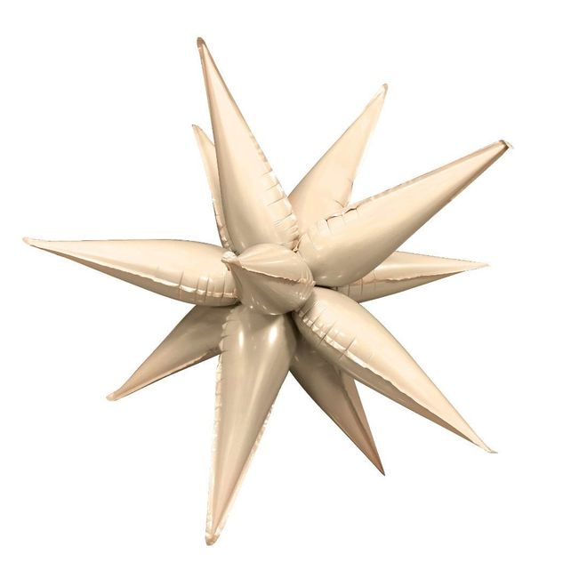 VivaParty 3D Zvaigzne Karameles Krāsā 26"/66cm
