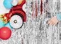 PartyDeco Aizkars 100x200cm sudraba thumb