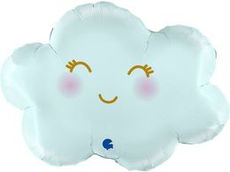 Grabo Mākoņains Satīna Pasteļzils 24"/61cm image
