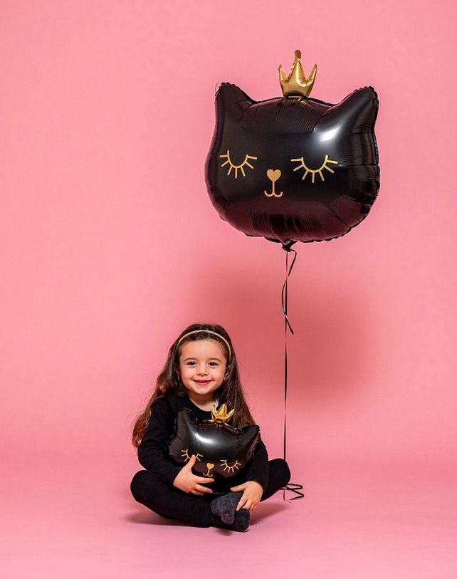 Grabo Kaķu Princesīte Melna 26"/66cm