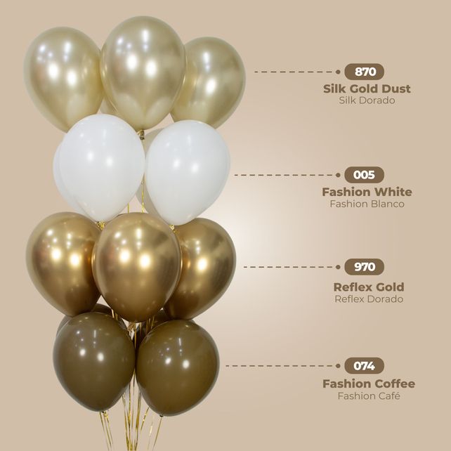 Sempertex Reflex Gold (970) 12"/30cm, 50pcs