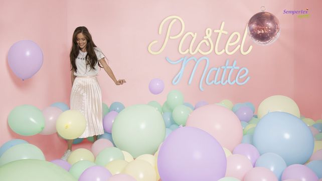 Sempertex Pastel Matte Pink (609) 24"/61см