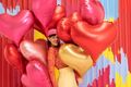 PartyDeco Heart 29"/74cm Pink thumb