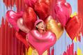 PartyDeco Heart 29"/74cm Pink thumb