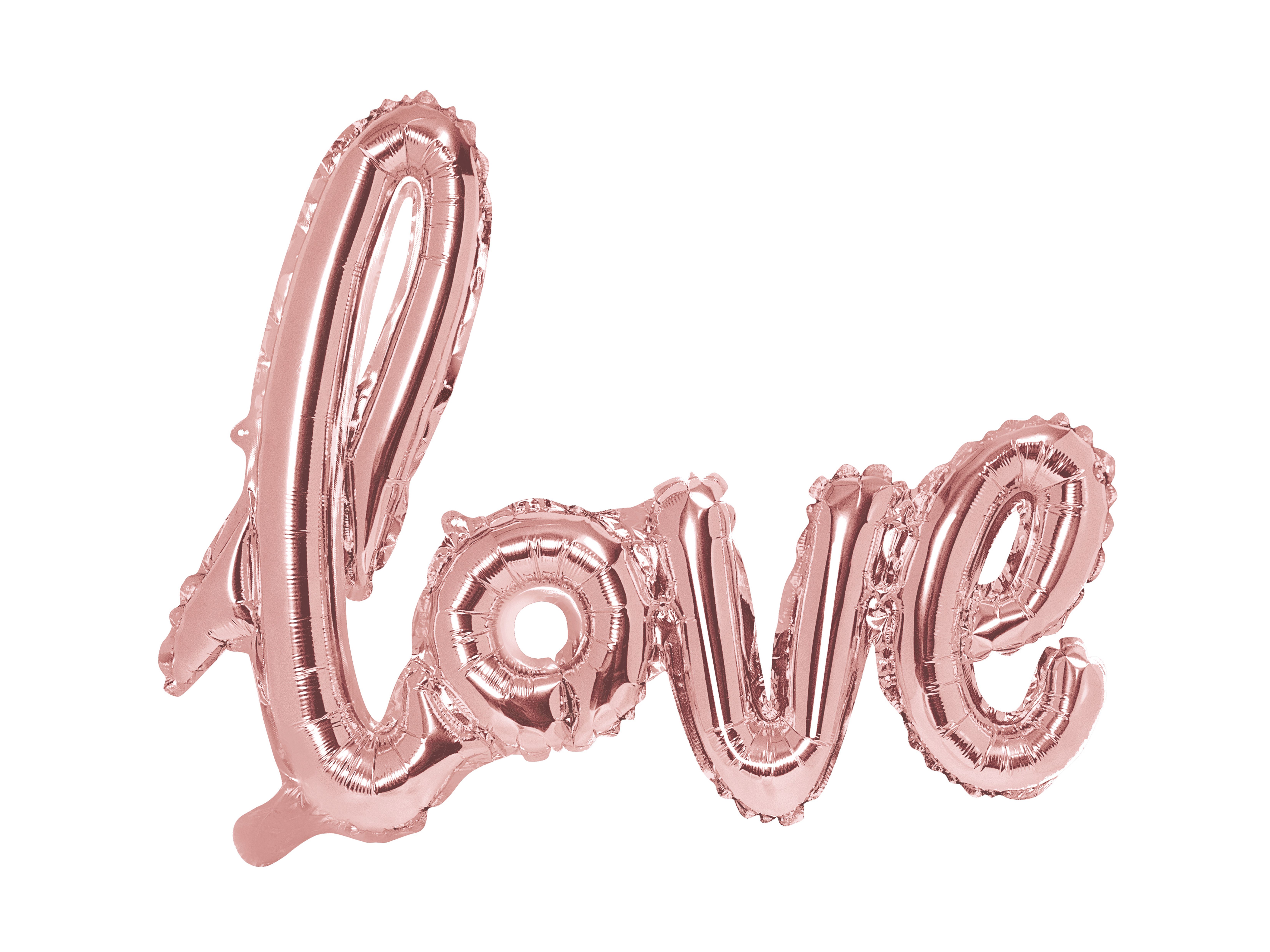 PartyDeco Love Rose Gold 28"/71cm image
