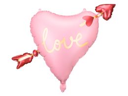 PartyDeco Heart with arrow 26"/66cm image