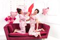 PartyDeco Heart with arrow 26"/66cm thumb