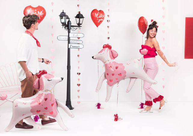 PartyDeco Poodle 47"/119cm