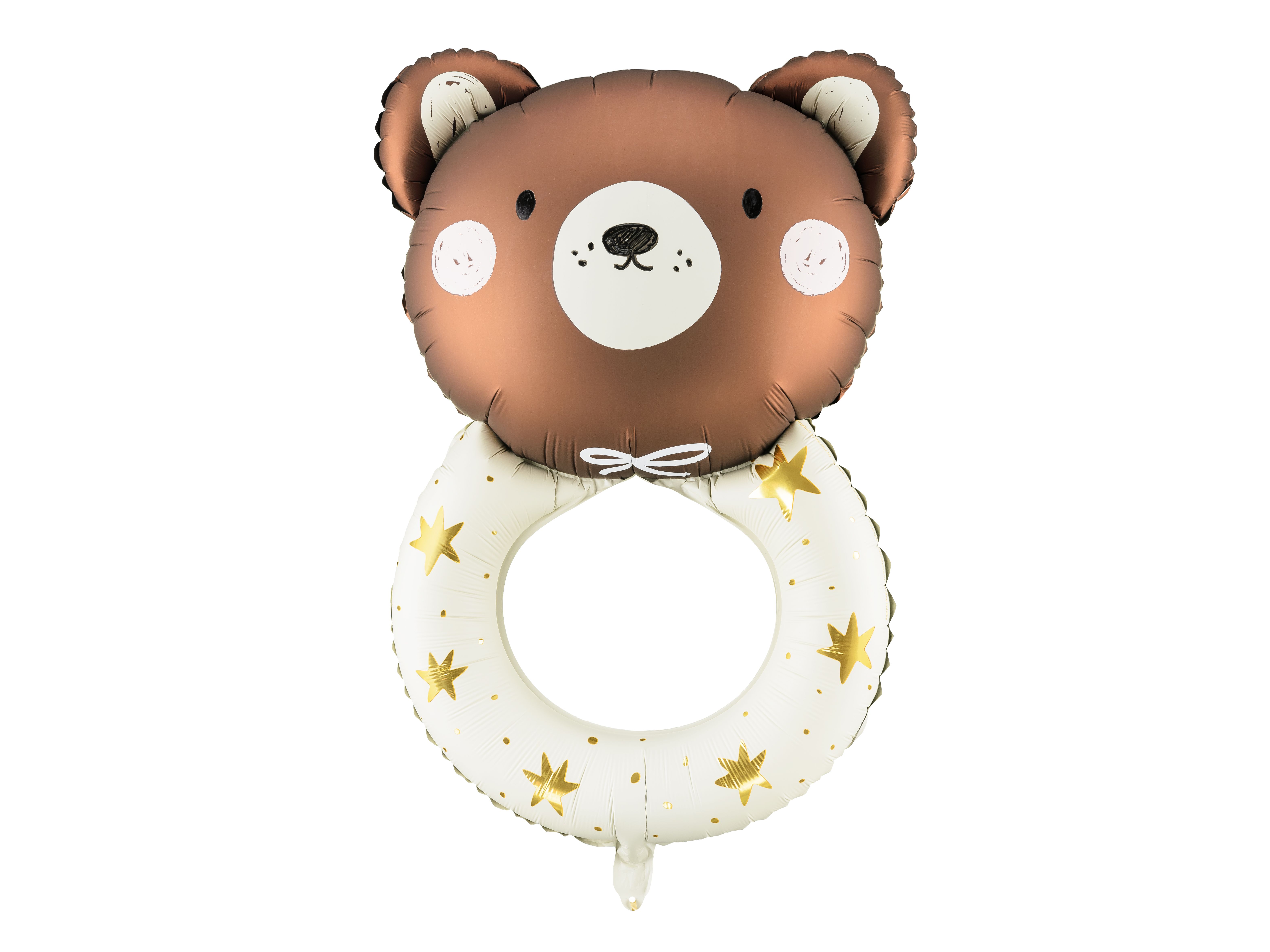 PartyDeco Teddy rattle 35"/89cm image