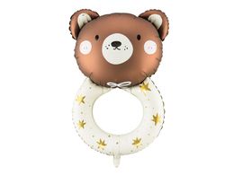 PartyDeco Teddy rattle 35"/89cm image