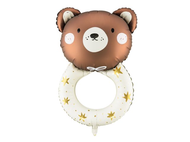 PartyDeco Teddy rattle 35"/89cm