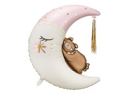 PartyDeco Lācītis uz mēness Rozā 38"/97cm image
