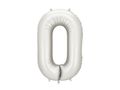 PartyDeco Silver 34"/86cm Numurs 0