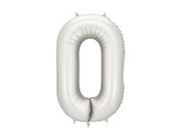 PartyDeco Silver 34"/86см Номер 0 image