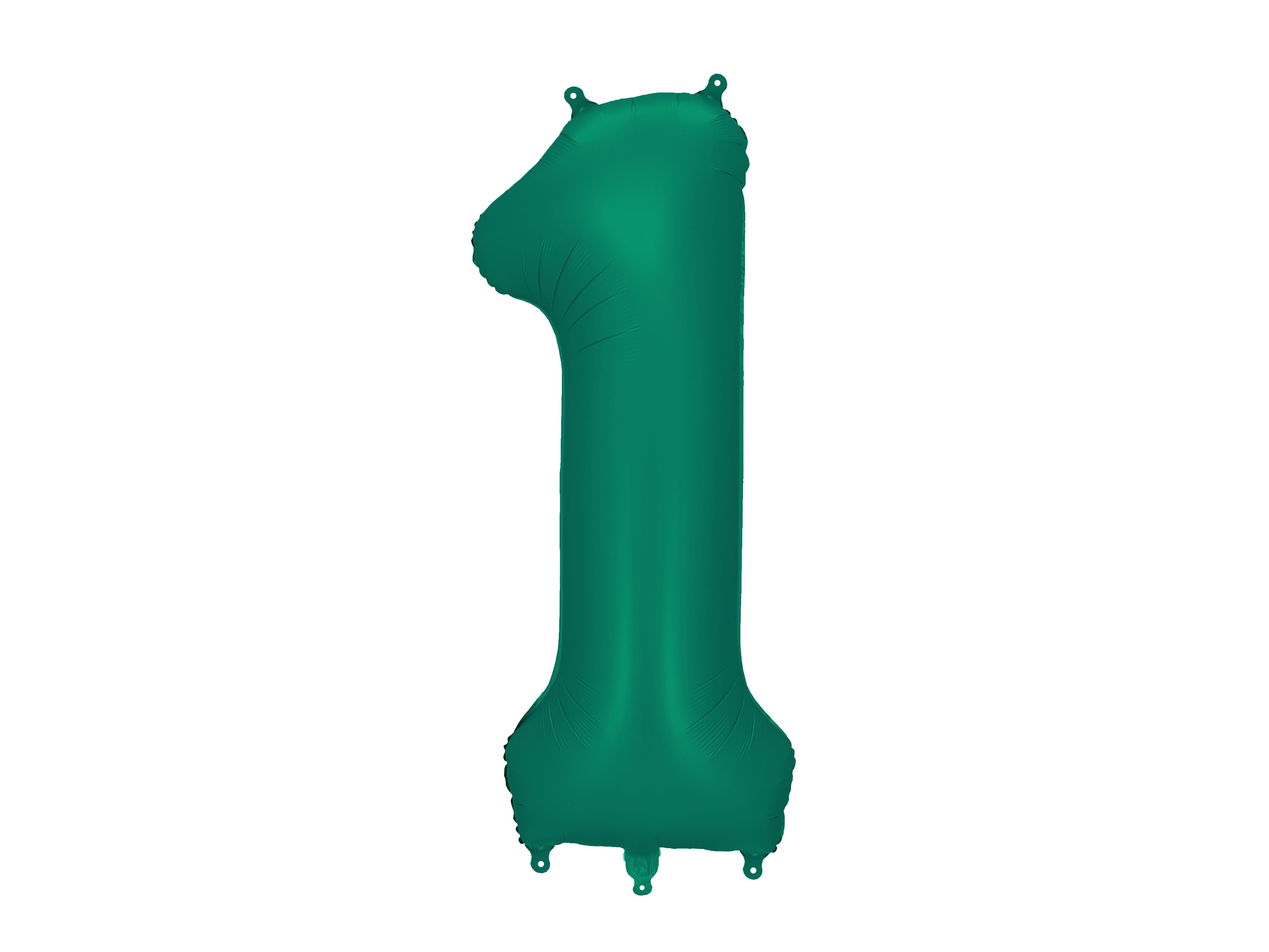 PartyDeco Bottle Green 34"/86cm Number 1 image