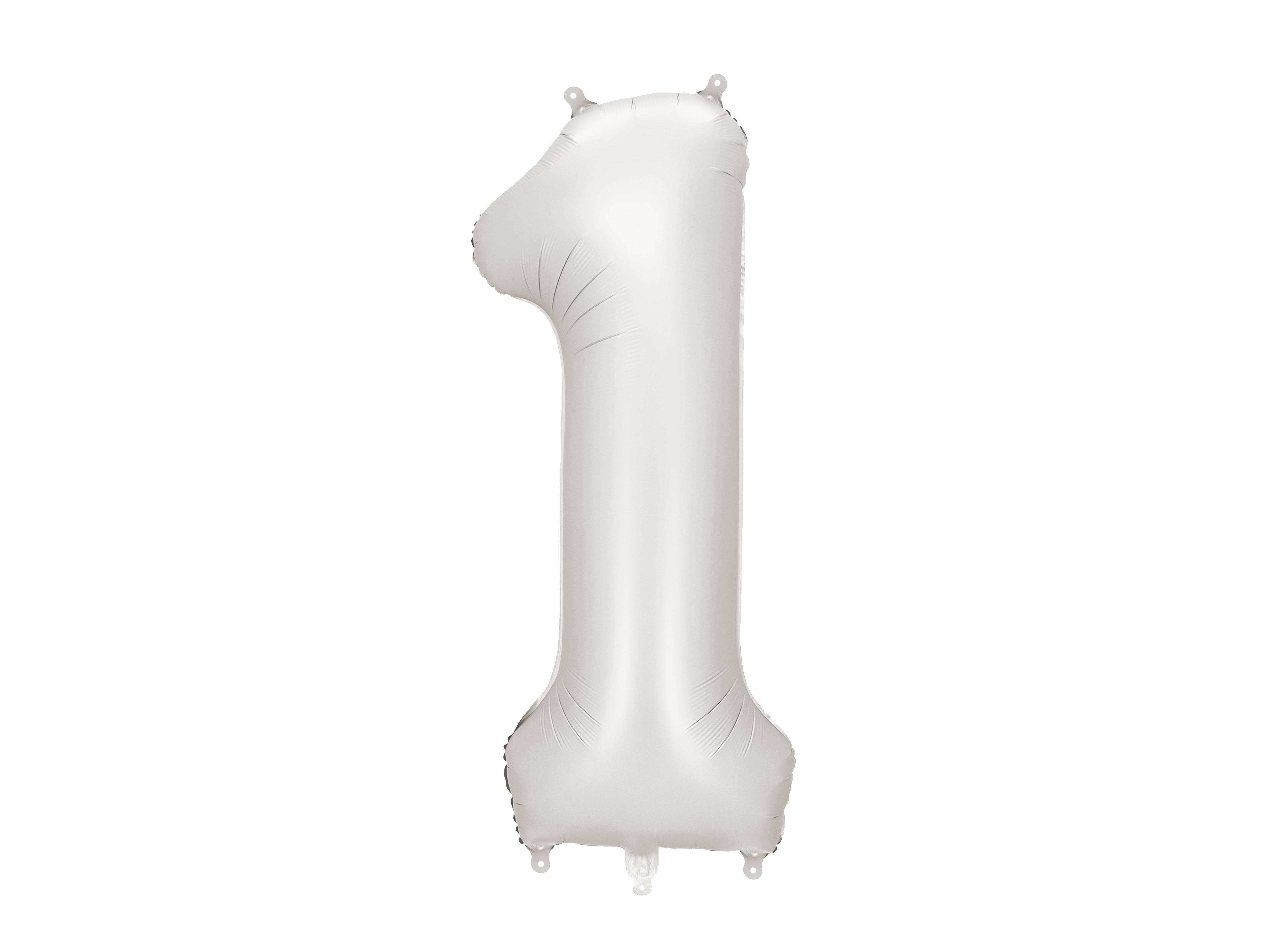 PartyDeco Silver 34"/86cm Number 1 image