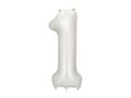 PartyDeco Silver 34"/86cm Numurs 1