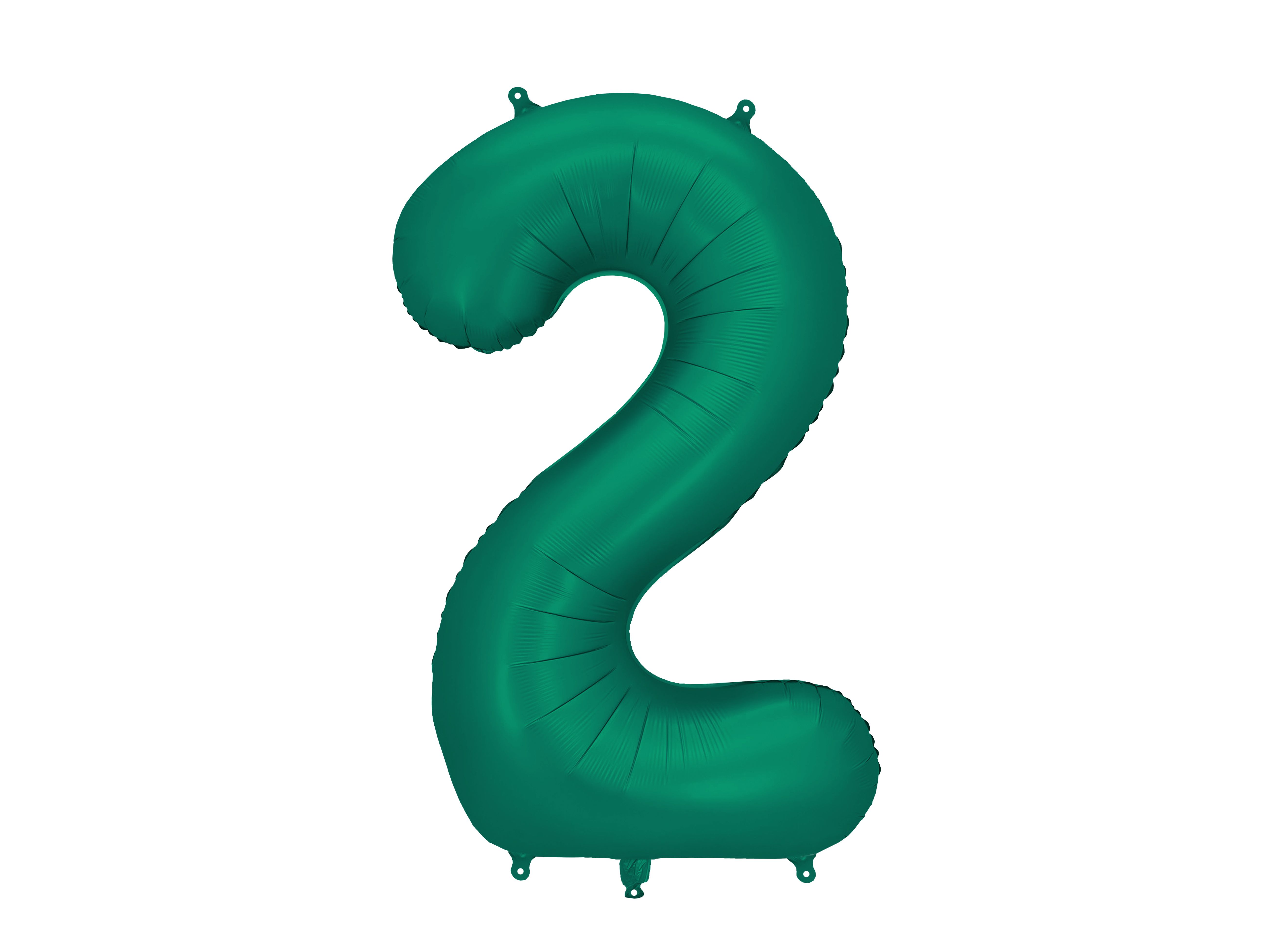 PartyDeco Bottle Green 34"/86cm Number 2 image