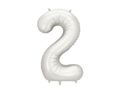 PartyDeco Silver 34"/86cm Numurs 2