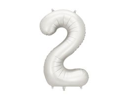 PartyDeco Silver 34"/86см Номер 2 image