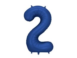 PartyDeco Navy 34"/86cm Number 2 image