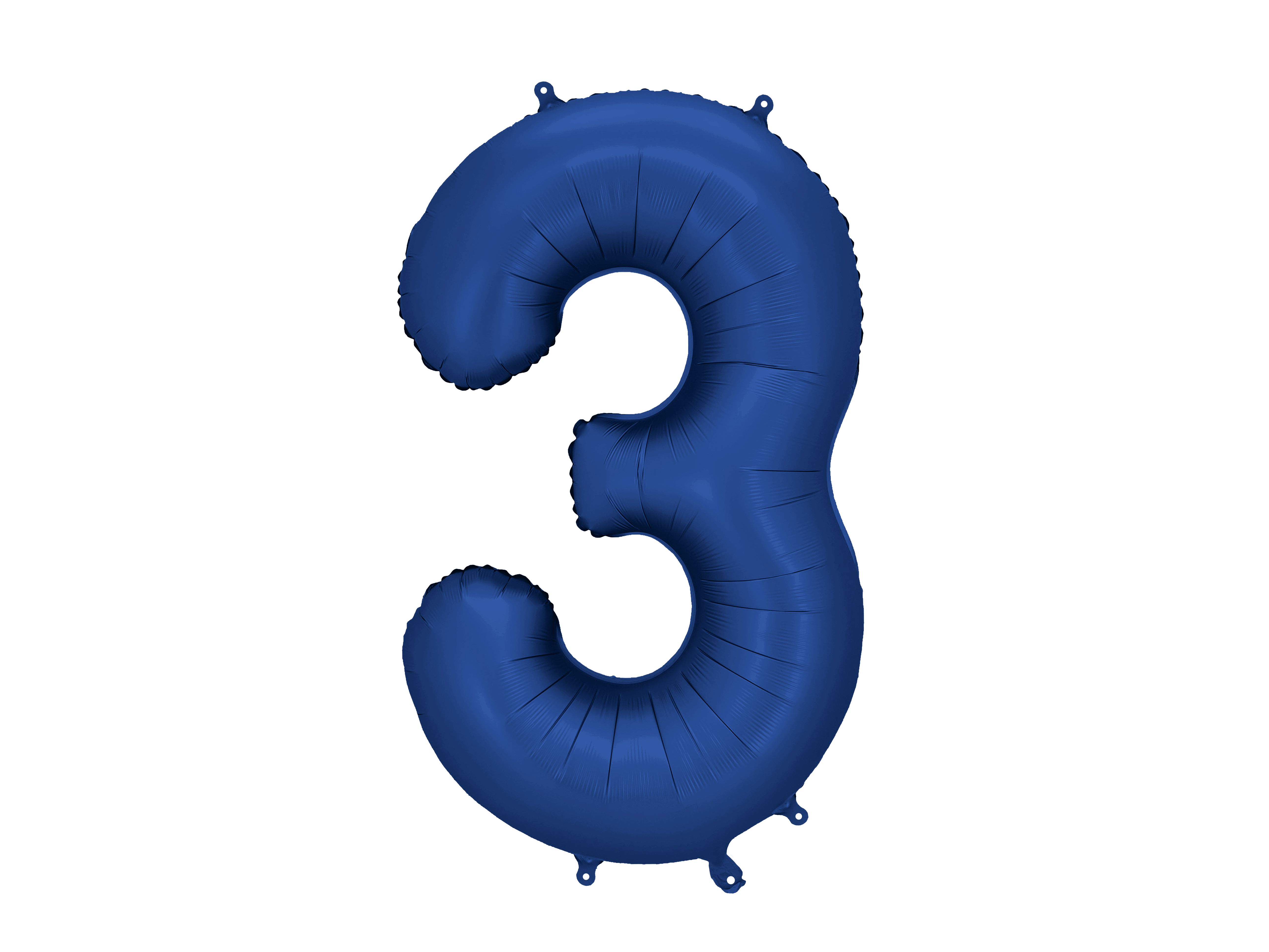 PartyDeco Navy 34"/86cm Number 3 image