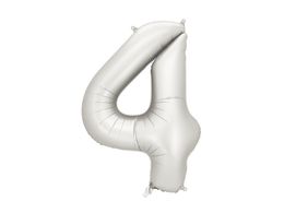 PartyDeco Silver 34"/86cm Numurs 4 image
