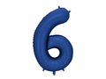 PartyDeco Navy 34"/86cm Number 6