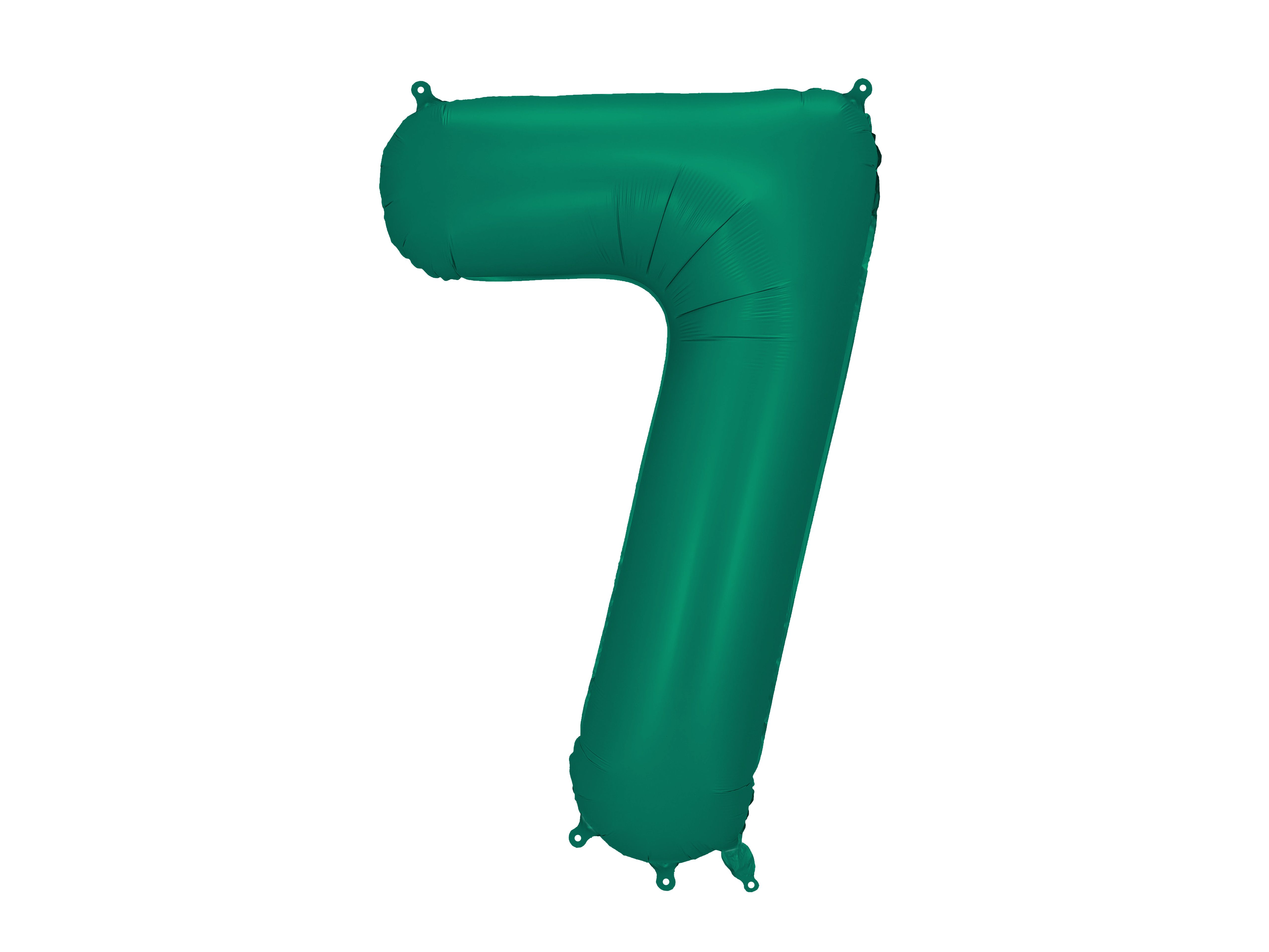 PartyDeco Bottle Green 34"/86cm Number 7 image