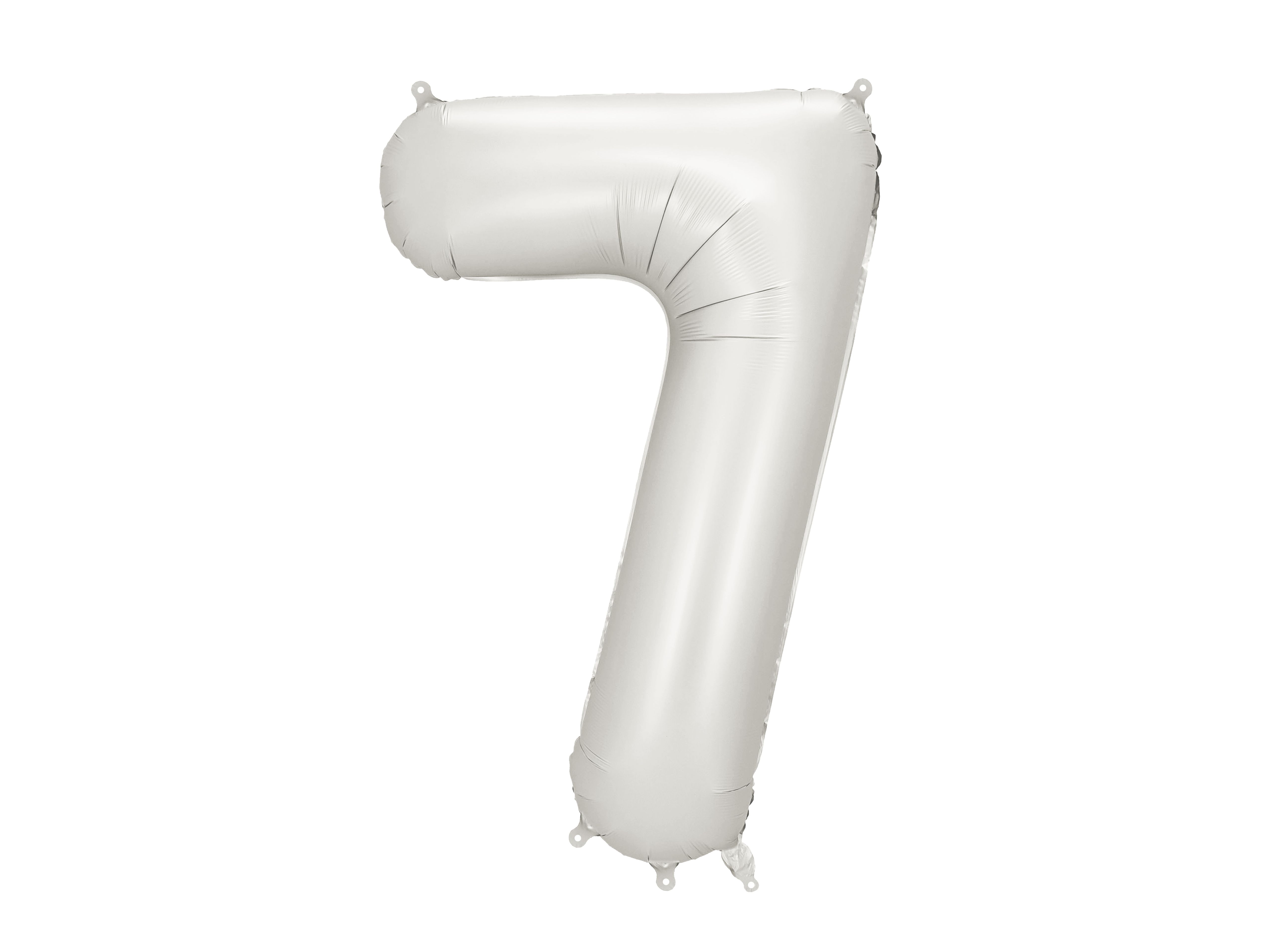 PartyDeco Silver 34"/86cm Number 7 image