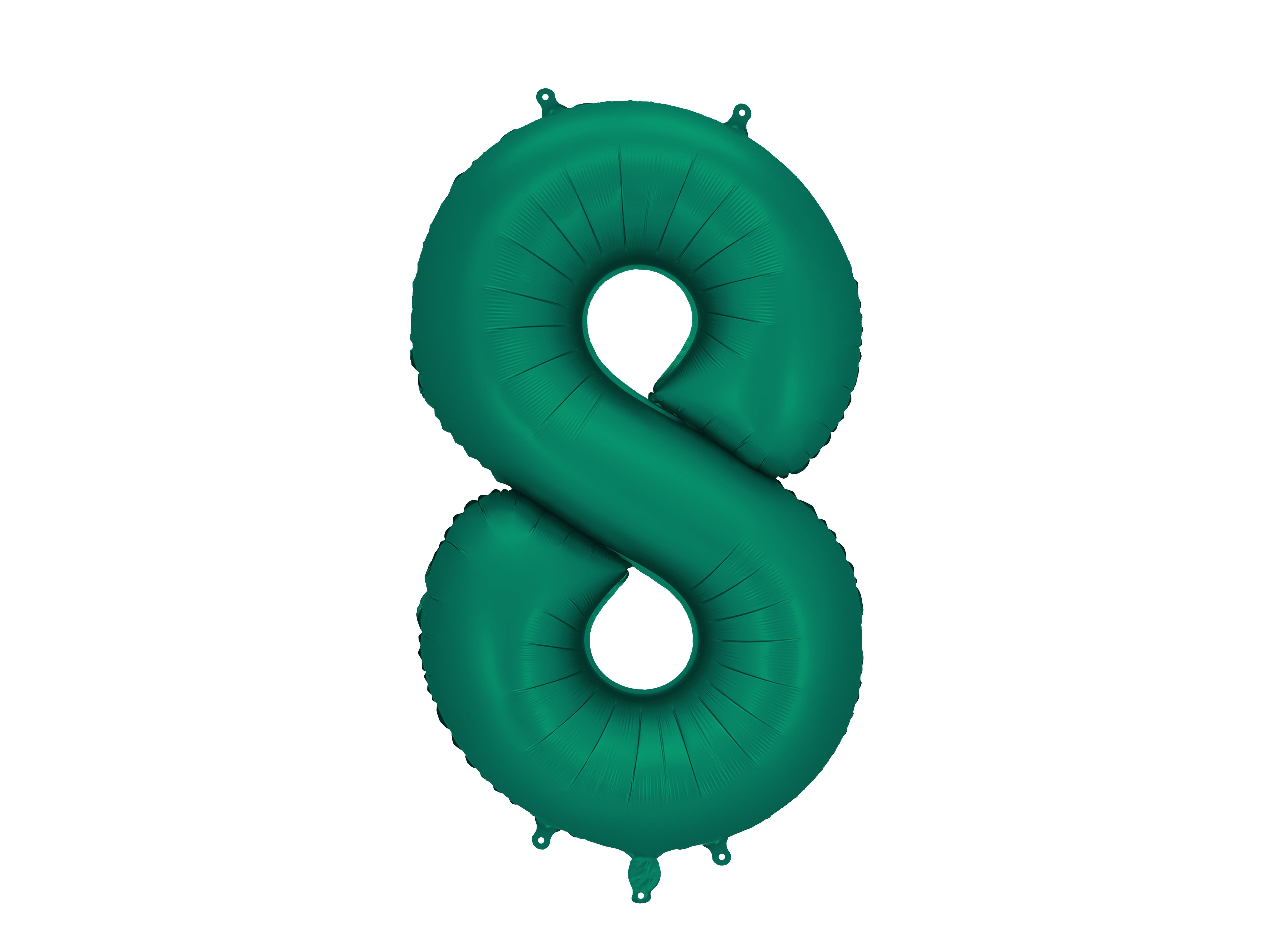 PartyDeco Bottle Green 34"/86cm Number 8 image