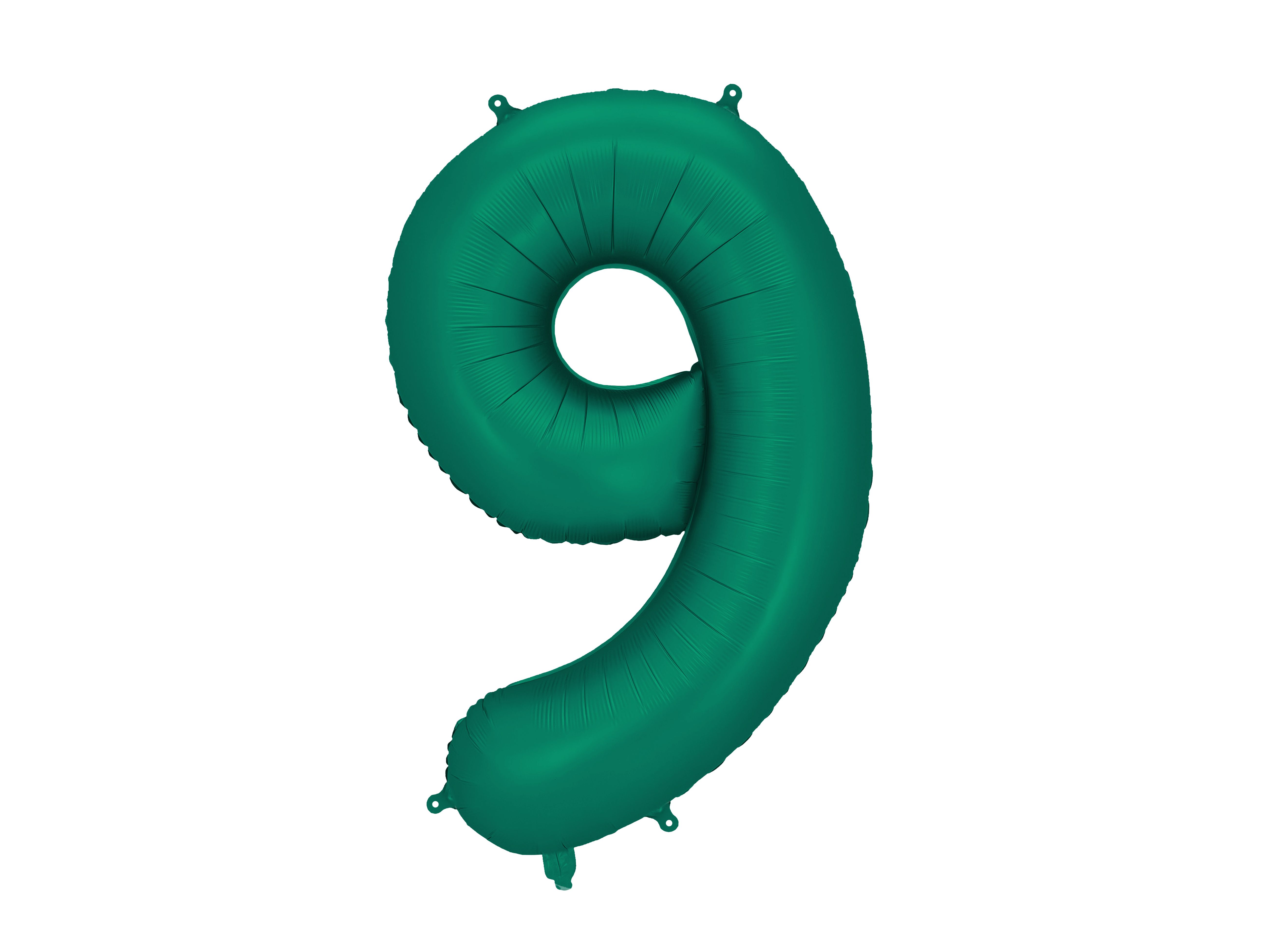 PartyDeco Bottle Green 34"/86cm Number 9 image