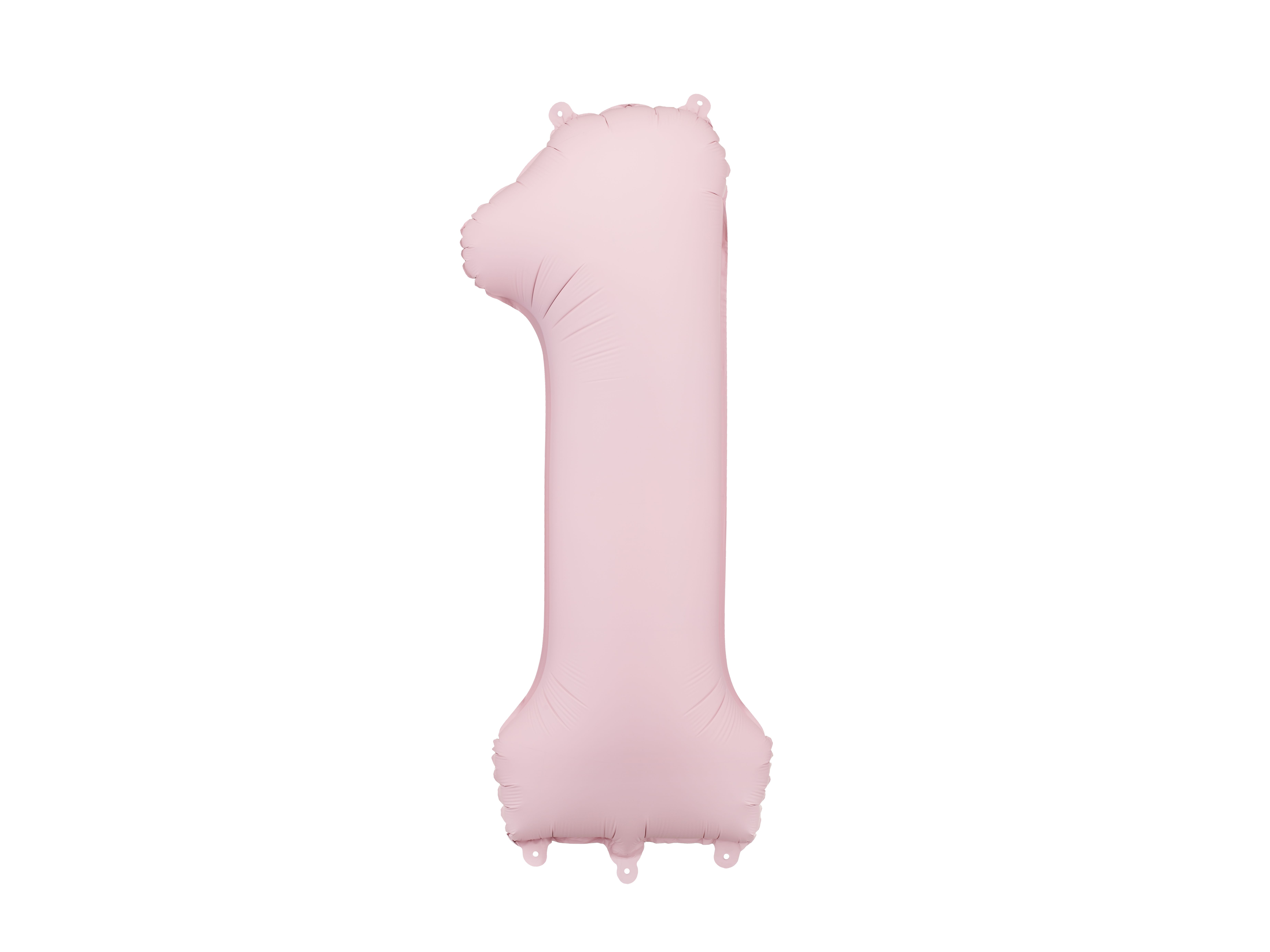 PartyDeco Light Pink 34"/86cm Number 1 image