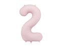 PartyDeco Light Pink 34"/86cm Number 2
