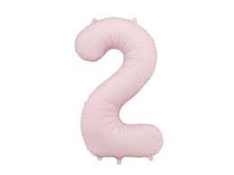 PartyDeco Light Pink 34"/86cm Number 2 image
